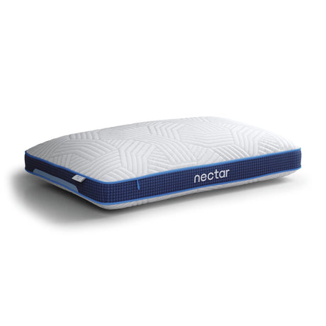 Nectar Luxe White Pillow (Set of 4) angled view