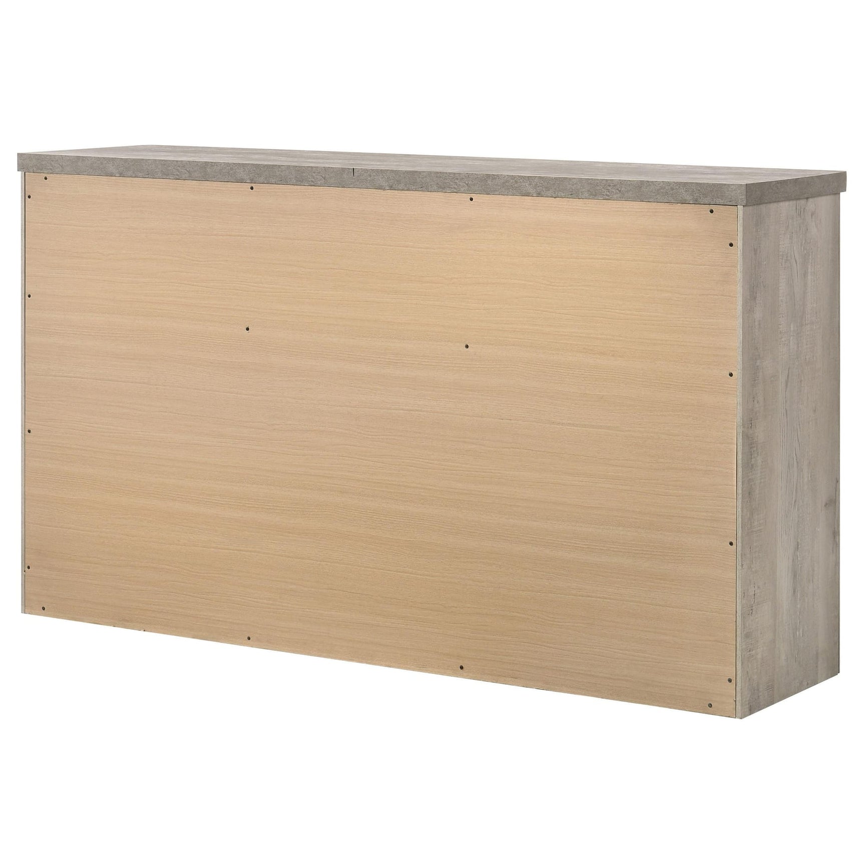 Nevado Farmhouse 7-Drawer Dresser Grey and Weathered Taupe view 8