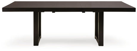 Neymorton Dark Grayish Brown Dining Set view 11