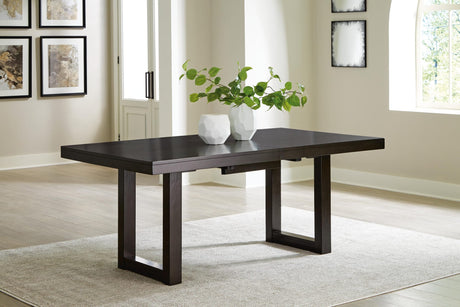 Neymorton Dark Grayish Brown Dining Set view 13
