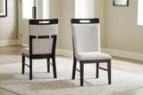 Neymorton Dark Grayish Brown Dining Set view 16