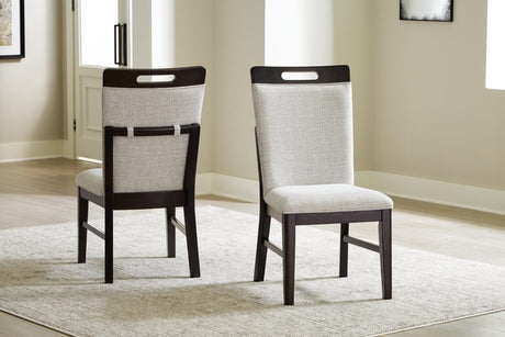 Neymorton Dark Grayish Brown Dining Set view 16