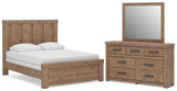Oliandon Light Brown Panel Bedroom Set view 25