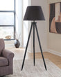 Orhan Black Floor Lamp from Ella Furniture