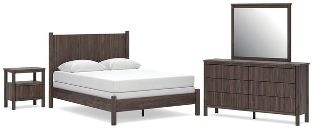 Pamytta Brown Panel Bedroom Set from Ella Furniture