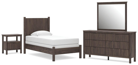 Pamytta Brown Panel Bedroom Set view 2