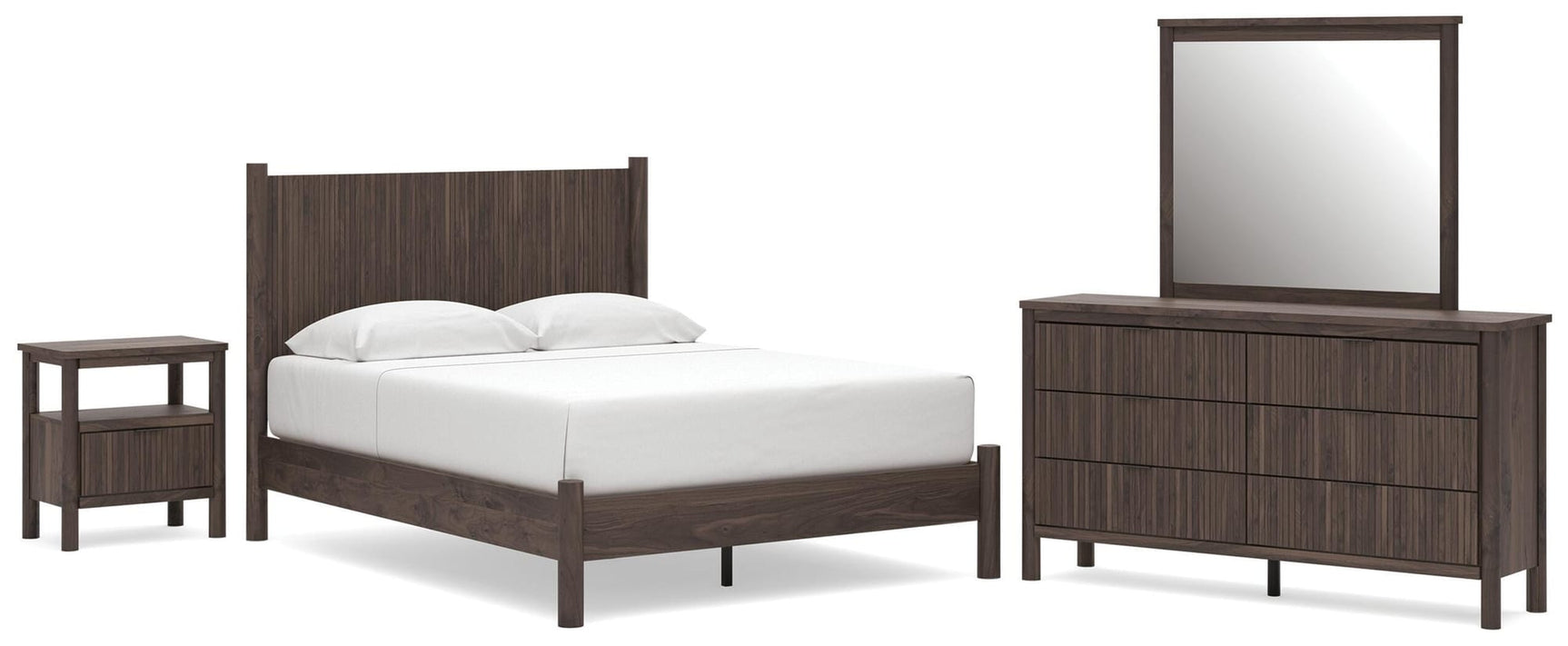 Pamytta Brown Platform Bedroom Set from Ella Furniture