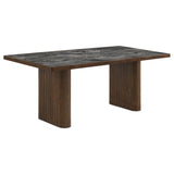 Parry 80-inch Smart Top Paladina Dining Table Dark Walnut from Ella Furniture