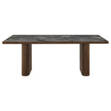 Parry 80-inch Smart Top Paladina Dining Table Dark Walnut view 3