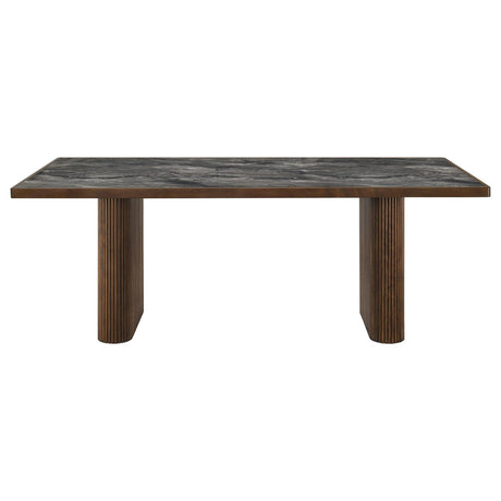 Parry 80-inch Smart Top Paladina Dining Table Dark Walnut view 3