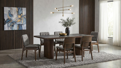 Parry 80-inch Smart Top Paladina Dining Table Dark Walnut view 9