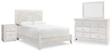 Paxberry Whitewash Panel Bedroom Set from Ella Furniture