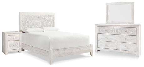 Paxberry Whitewash Panel Bedroom Set from Ella Furniture