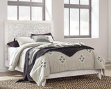 Paxberry Whitewash Panel Bedroom Set Queen 3: Bed, Dresser, Mirror from Ella Furniture