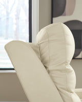 Pennacle Pier Canvas Leather Power Recliner view 2