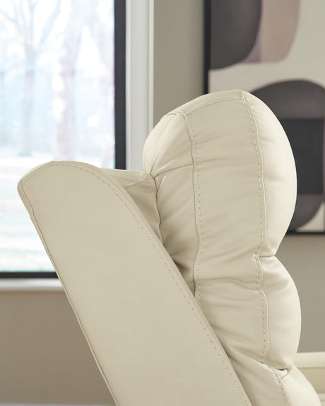 Pennacle Pier Canvas Leather Power Recliner view 2