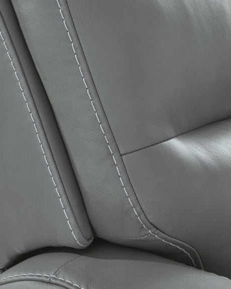 Pennacle Pier Tideon Leather Power Recliner view 2