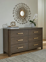 Radkin Burnished Brown Dresser from Ella Furniture