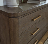 Radkin Burnished Brown Dresser detail view