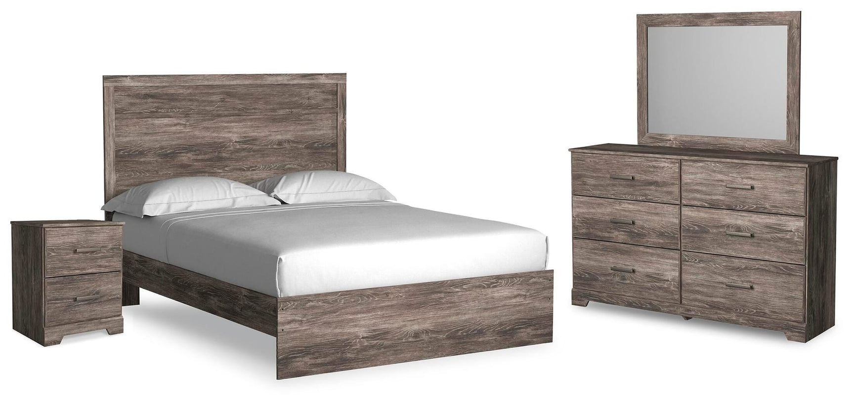 Ralinksi Gray Panel Bedroom Set from Ella Furniture