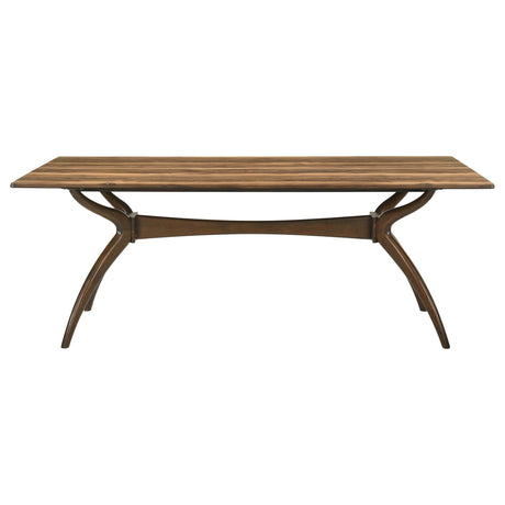 Randolph 79-inch Smart Top Rectangular Dining Table Sheesham and Brown view 2