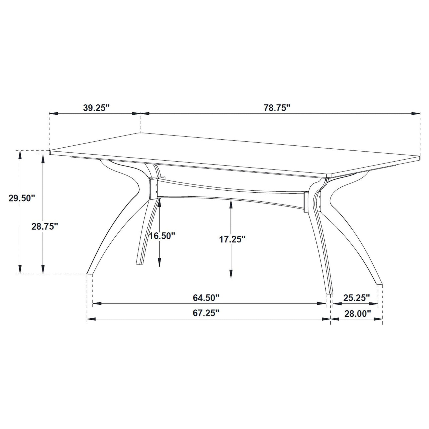 Randolph 79-inch Smart Top Rectangular Dining Table Sheesham and Brown view 8