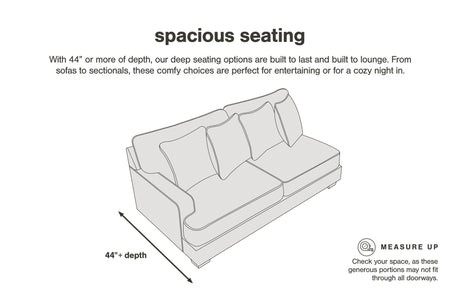 Rawcliffe Parchment Chenille 5-Piece Sectional view 2