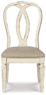 Realyn Chipped White Dining Set view 5