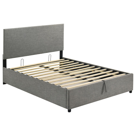 Reeves Upholstered Full Lift-Top Storage Platform Bed Grey view 4