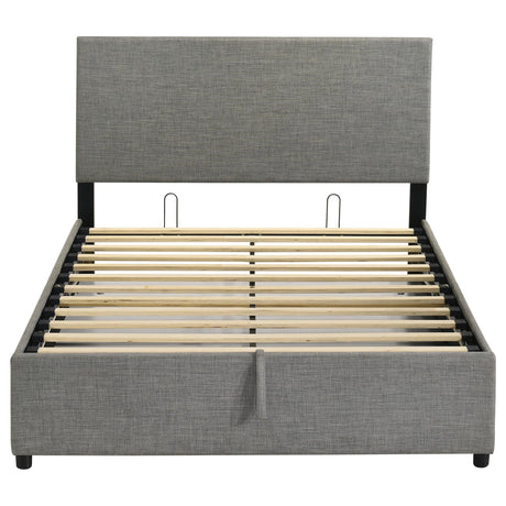 Reeves Upholstered Full Lift-Top Storage Platform Bed Grey view 7