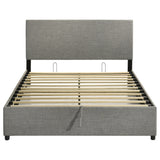 Reeves Upholstered Queen Lift-Top Storage Platform Bed Grey view 7