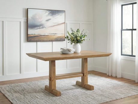 Ridgester Light Brown Counter Height Dining Table from Ella Furniture