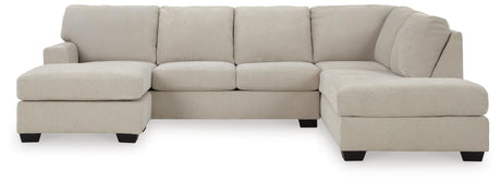 Riverfield Linen 2-Piece Sectional with Chaise from Ella Furniture
