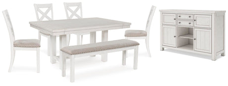 Robbinsdale Antique White Dining Set 2 view 2