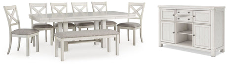 Robbinsdale Antique White Dining Set 2 view 4