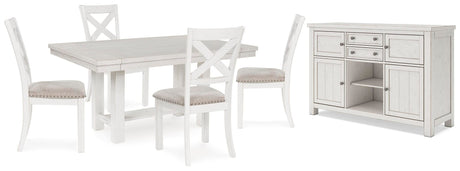 Robbinsdale Antique White Dining Set view 3
