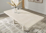 Robbinsdale Antique White Dining Set detail view