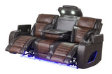 Robin Brown Air Leather Reclining 3-Piece Living Room Set view 8