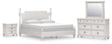 Rowlenstown Antique White Poster Bedroom Set view 2