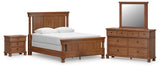 Rowlenstown Brown Poster Bedroom Set from Ella Furniture