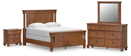Rowlenstown Brown Poster Bedroom Set from Ella Furniture