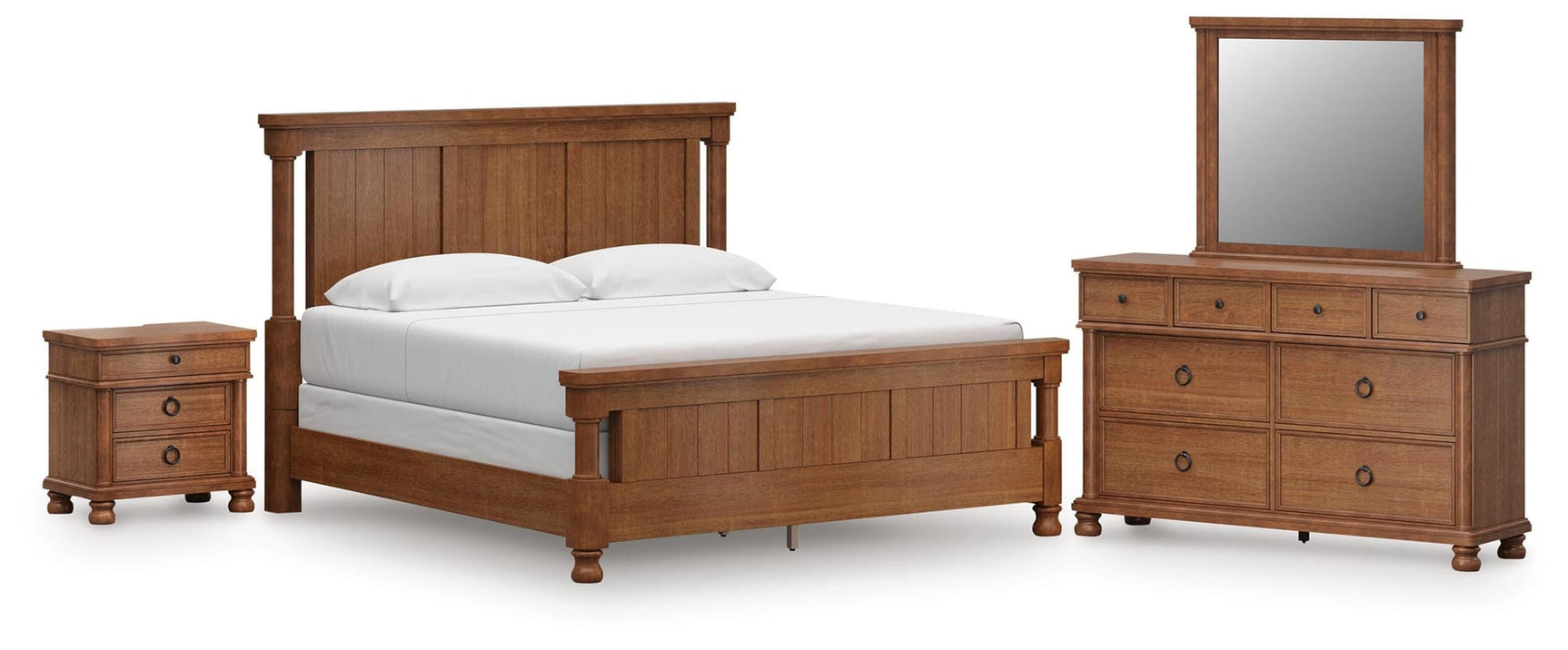Rowlenstown Brown Poster Bedroom Set view 2