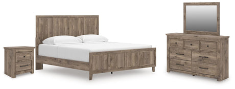 Rusticott Brown Panel Bedroom Set view 2