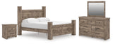 Rusticott Brown Poster Bedroom Set view 2