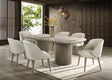 Samara Beige Genuine Marble Dining Room Set from Ella Furniture