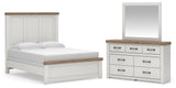 Savonport White/Brown Panel Bedroom Set view 12