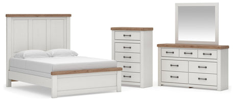 Savonport White/Brown Panel Bedroom Set view 41