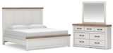 Savonport White/Brown Panel Bedroom Set view 48