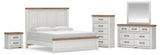 Savonport White/Brown Panel Bedroom Set view 54