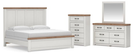 Savonport White/Brown Panel Bedroom Set view 55